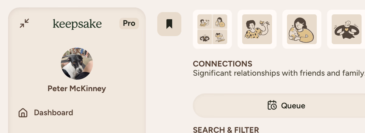 Open bookmark
panel