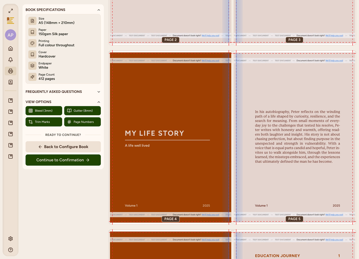 Print preview
interface
