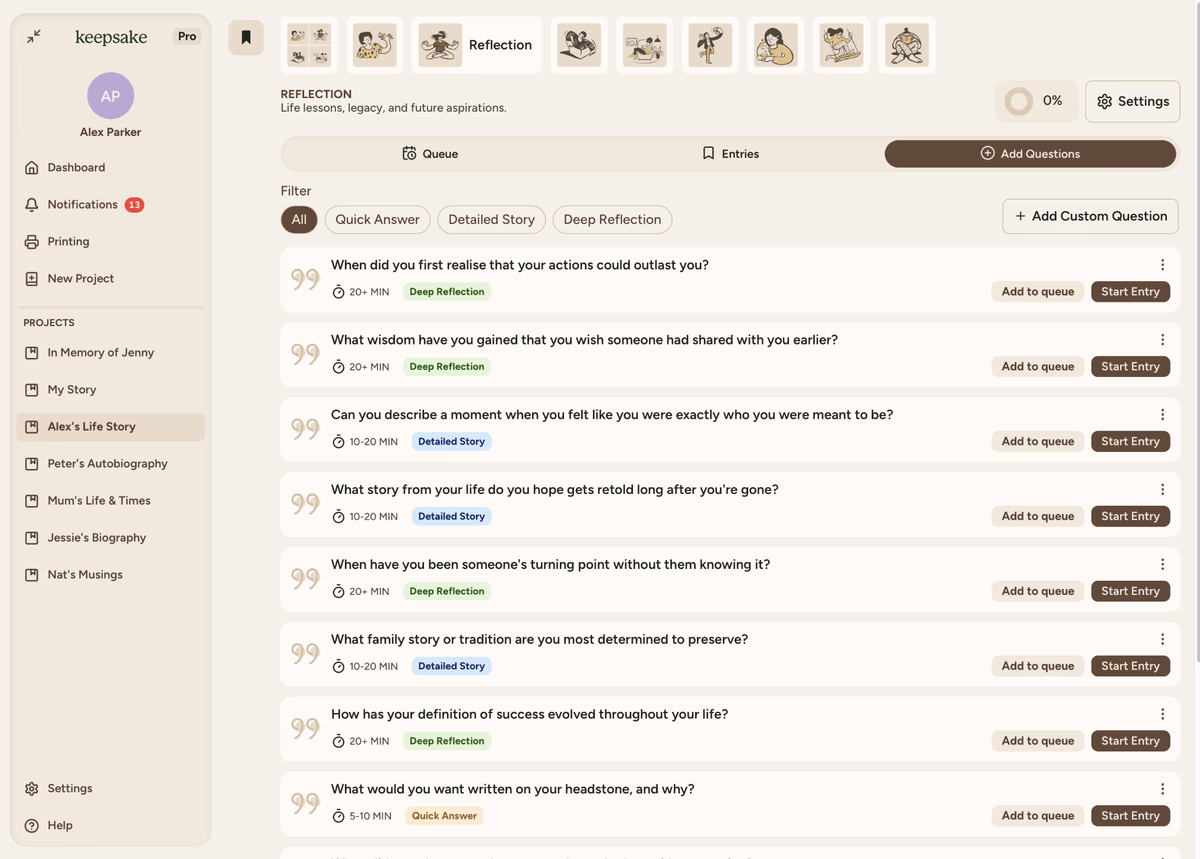 Question library
interface