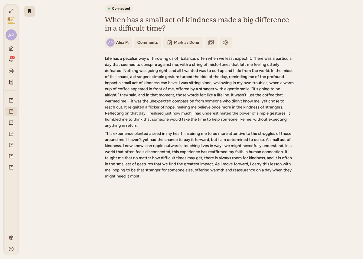 Main editor
interface