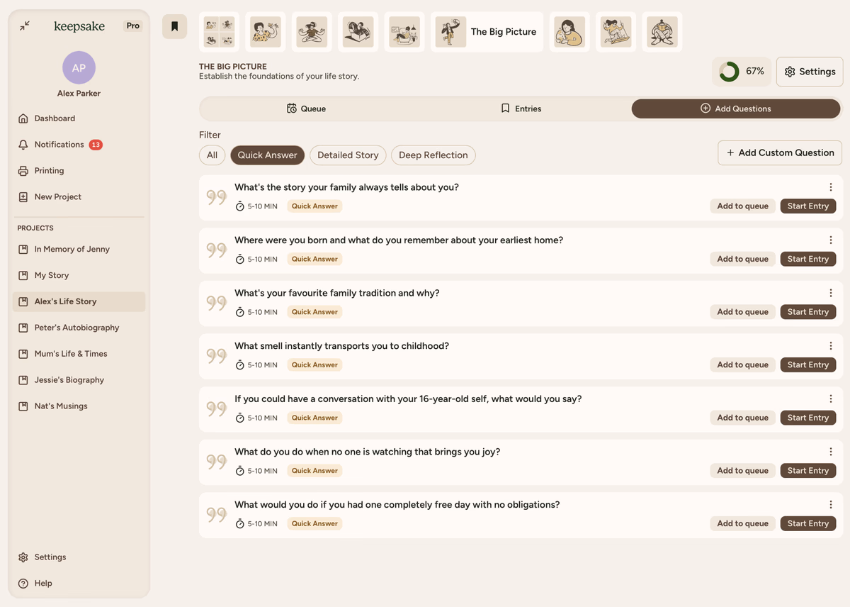 Manage access
view